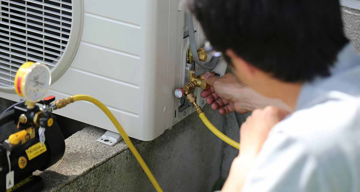 Detectando vazamento de gás no ar condicionado